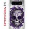 Чехол-накладка Samsung Galaxy S10 Kruche Print Sugar Skull