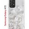 Чехол-накладка Samsung Galaxy A72 Kruche Print White roses