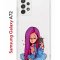 Чехол-накладка Samsung Galaxy A72 (598893) Kruche PRINT Pink Hair