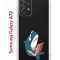 Чехол-накладка Samsung Galaxy A72 (598893) Kruche PRINT Акула