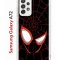 Чехол-накладка Samsung Galaxy A72 Kruche Print Человек-Паук черный
