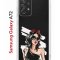 Чехол-накладка Samsung Galaxy A72 (598893) Kruche PRINT Фэшн леди