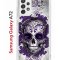Чехол-накладка Samsung Galaxy A72 (598893) Kruche PRINT Sugar Skull