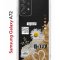 Чехол-накладка Samsung Galaxy A72 (598893) Kruche PRINT Крафтовые наклейки