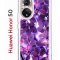 Чехол-накладка Huawei Honor 50/Nova 9 Kruche Print Purple leaves