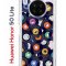 Чехол-накладка Huawei Nova 8i (610636) Kruche PRINT Виниловые пластинки