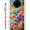 Чехол-накладка Huawei Nova 8i (610636) Kruche PRINT Одуванчики