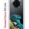 Чехол-накладка Huawei Honor 50 Lite/Nova 8i Kruche Print Змея