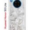 Чехол-накладка Huawei Honor 50 Lite/Nova 8i Kruche Print White roses