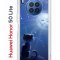 Чехол-накладка Huawei Nova 8i/Honor 50 Lite Kruche Print Лунный кот