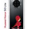Чехол-накладка Huawei Nova 8i (610636) Kruche PRINT Девочка с зонтом
