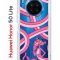 Чехол-накладка Huawei Nova 8i (610636) Kruche PRINT Розовая Пантера