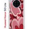 Чехол-накладка Huawei Honor 50 Lite (610636) Kruche PRINT Сердечки