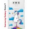Чехол-накладка Samsung Galaxy Note 9 Kruche Print Flying Unicorn