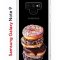 Чехол-накладка Samsung Galaxy Note 9 (591402) Kruche PRINT Donuts