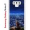 Чехол-накладка Samsung Galaxy Note 9 Kruche Print Ночные Огни