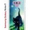 Чехол-накладка Samsung Galaxy Note 9 Kruche Print Черный кот