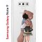 Чехол-накладка Samsung Galaxy Note 9 (591402) Kruche PRINT Девочка с мишкой