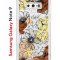 Чехол-накладка Samsung Galaxy Note 9 Kruche Print Ягоды и Цветы