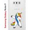 Чехол-накладка Samsung Galaxy Note 9 Kruche Print Единорожка