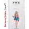 Чехол-накладка Samsung Galaxy Note 9 Kruche Print Fashion Girl