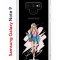 Чехол-накладка Samsung Galaxy Note 9 Kruche Print Fashion Girl