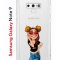 Чехол-накладка Samsung Galaxy Note 9 Kruche Print Smiling