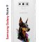 Чехол-накладка Samsung Galaxy Note 9 Kruche Print Доберман