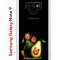 Чехол-накладка Samsung Galaxy Note 9 Kruche Print Авокотики