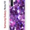 Чехол-накладка Samsung Galaxy Note 10 (580651) Kruche PRINT Purple leaves