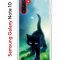 Чехол-накладка Samsung Galaxy Note 10 (580651) Kruche PRINT Черный кот
