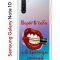Чехол-накладка Samsung Galaxy Note 10 Kruche Print Red lipstick