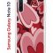 Чехол-накладка Samsung Galaxy Note 10 (580651) Kruche PRINT Сердечки