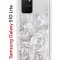 Чехол-накладка Samsung Galaxy S10 Lite Kruche Print White roses