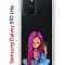 Чехол-накладка Samsung Galaxy S10 Lite (582683) Kruche PRINT Pink Hair
