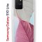 Чехол-накладка Samsung Galaxy S10 Lite Kruche Print Pink and white