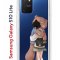 Чехол-накладка Samsung Galaxy S10 Lite Kruche Print Девочка с мишкой