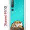 Чехол-накладка Xiaomi Mi 10 (593959) Kruche PRINT тигр первый снег