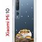Чехол-накладка Xiaomi Mi 10 (593959) Kruche PRINT тигр первый снег