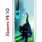 Чехол-накладка Xiaomi Mi 10/Mi 10 Pro Kruche Print Черный кот