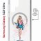 Чехол-накладка Samsung Galaxy S22 Ultra Kruche Magnet Print Fashion Girl