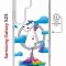 Чехол-накладка Samsung Galaxy S23 Kruche Magnet Print Flying Unicorn
