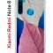 Чехол-накладка Xiaomi Redmi Note 8  (580659) Kruche PRINT Pink and white