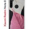 Чехол-накладка Xiaomi Redmi Note 8  (580659) Kruche PRINT Pink and white
