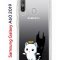 Чехол-накладка Samsung Galaxy A60 2019 (583859) Kruche PRINT Angel Demon