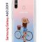 Чехол-накладка Samsung Galaxy A60 2019 Kruche Print Велосипедная прогулка