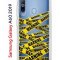 Чехол-накладка Samsung Galaxy A60 2019 Kruche Print Warning