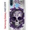 Чехол-накладка Samsung Galaxy A60 2019 Kruche Print Sugar Skull