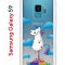 Чехол-накладка Samsung Galaxy S9 Kruche Print Flying Unicorn