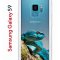 Чехол-накладка Samsung Galaxy S9  (580669) Kruche PRINT Змея